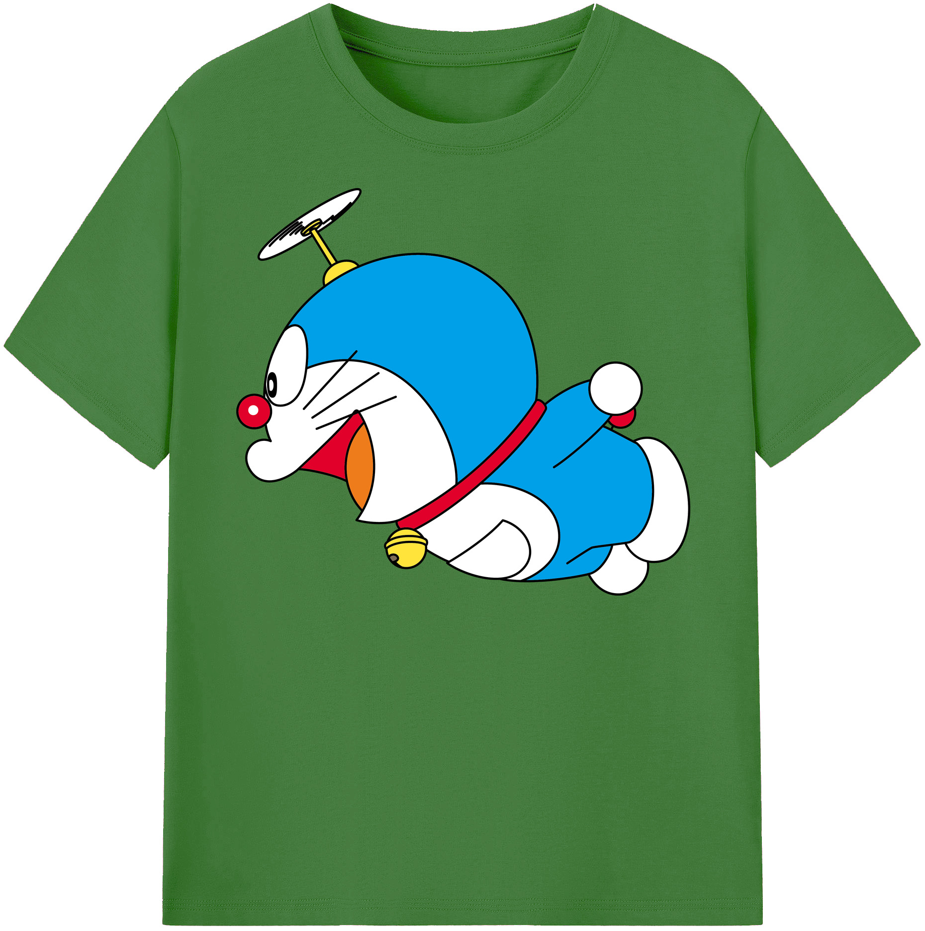 （画像用） ドラえもん Doraemon レディースカジュアルプリントTシャツ（綿100％）